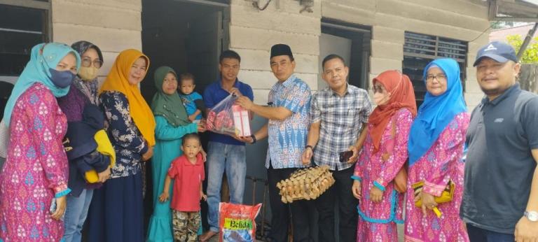 Ikut Andil Atasi Stunting, Dispora Pekanbaru Serahkan Bantuan Pangan Bagi Anak Asuh